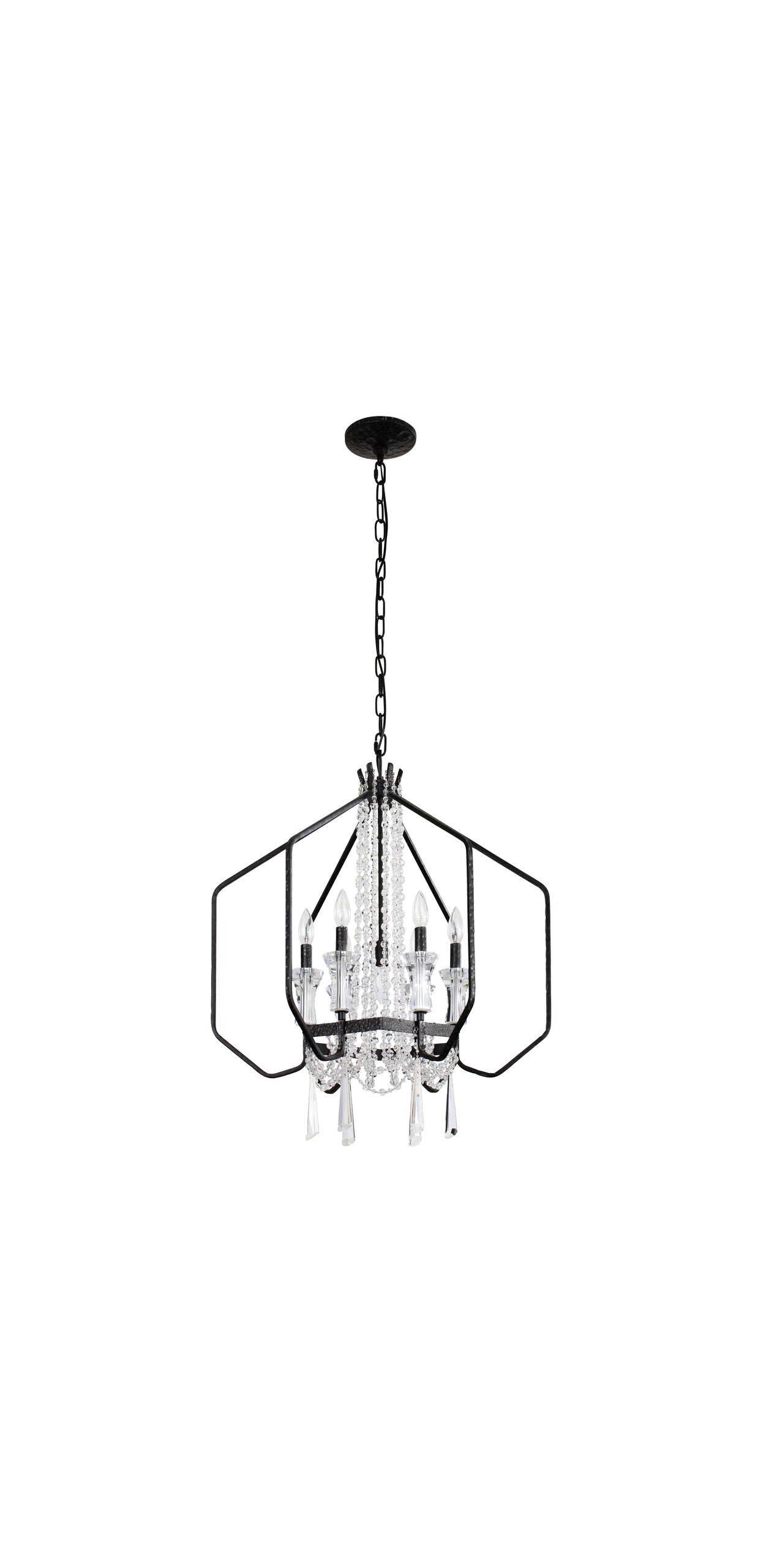 Barcelona 7-Lt Crystal Pendant - OnyxBy Varaluz