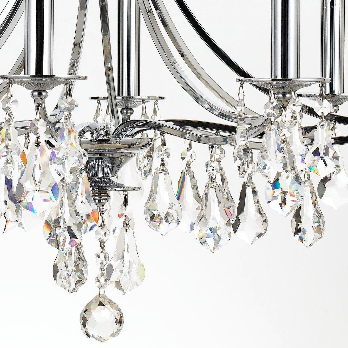 Crystorama Lighting Group 5938-CL-S Cedar 8 Light 28"W Crystal - PolishedBy Crystorama Lighting
