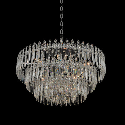 Pandoro 27x21" 9-Light Modern Large Pendants by AllegriBy Allegri Crystal by Kalco Lighting