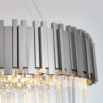 Gio 2-Tier Polished Chrome Crystal ChandelierBy Morsale.com