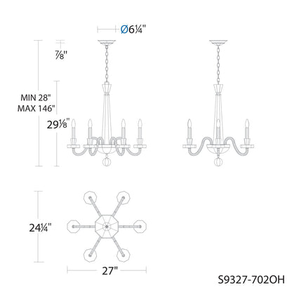 6 - Light Chandelier