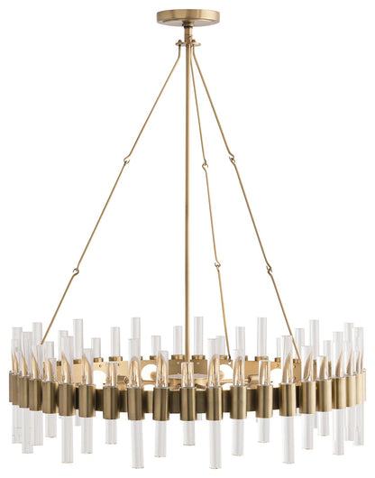 Haskell Chandelier, Gold, LargeBy Arteriors