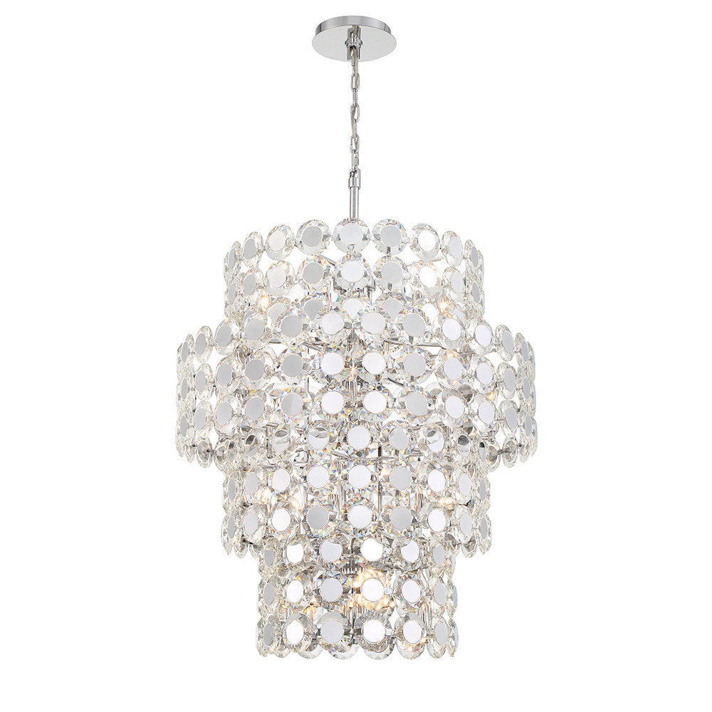 Perrene 24-Light Chandelier, ChromeBy Eurofase Lighting