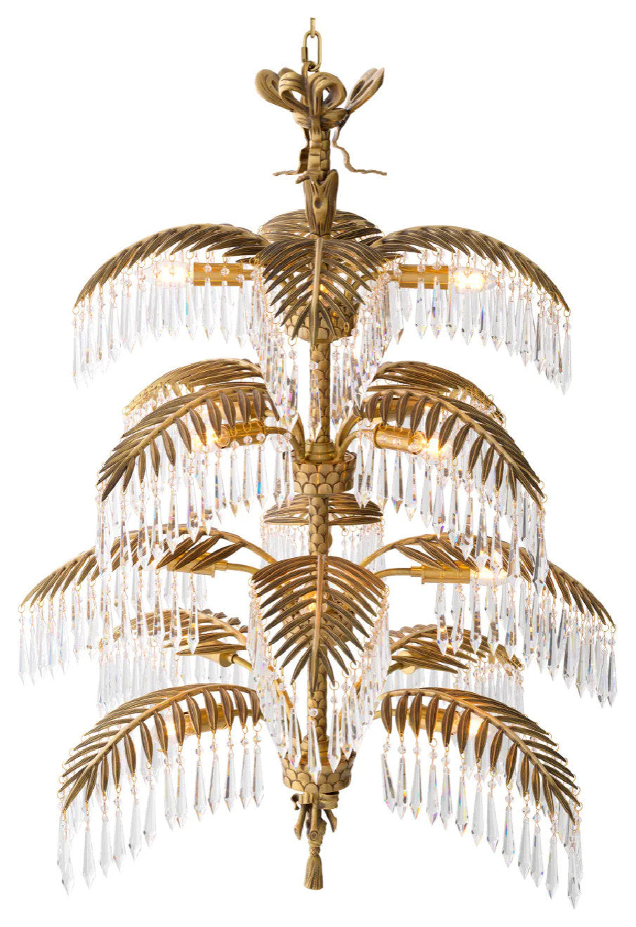 Vintage Brass Crystal Chandelier XL | Eichholtz HildebrandtBy OROA - Furniture