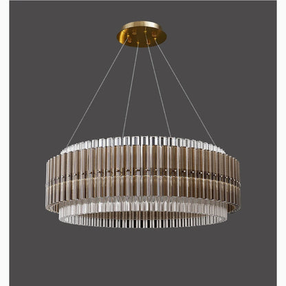 Cagnano Varano | Elegant Large Luxury Gold Crystal Chandelier, Gold, Dia120, Cool Light DimmableBy Miron Demid LLC