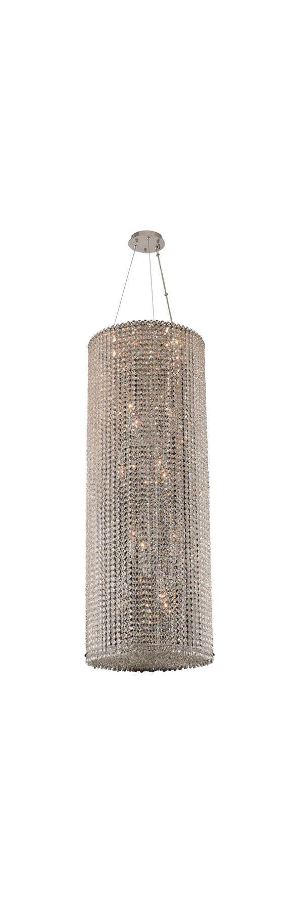 Torre 18x49" 18-Light Modern Large Pendants by AllegriBy Allegri Crystal by Kalco Lighting