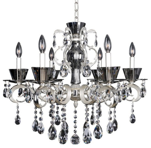 Allegri Crystal, Locatelli 6-Light ChandelierBy Allegri Crystal by Kalco Lighting