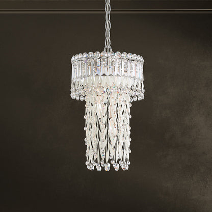 Schonbek Lr1008N-06S 3 Light Crystal Pendant, WhiteBy Schonbek