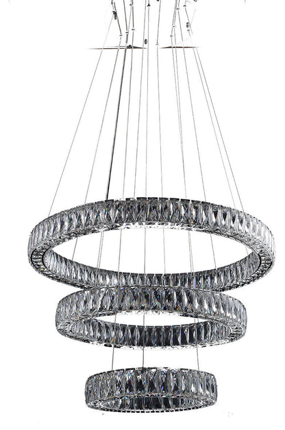 Beautiful Things Lighting Triple Ring LED Crystal Chandelier BTL007By Beautiful Things Lighting
