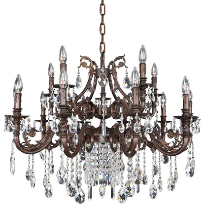 Avelli 15 Light ChandelierBy Allegri Crystal by Kalco Lighting