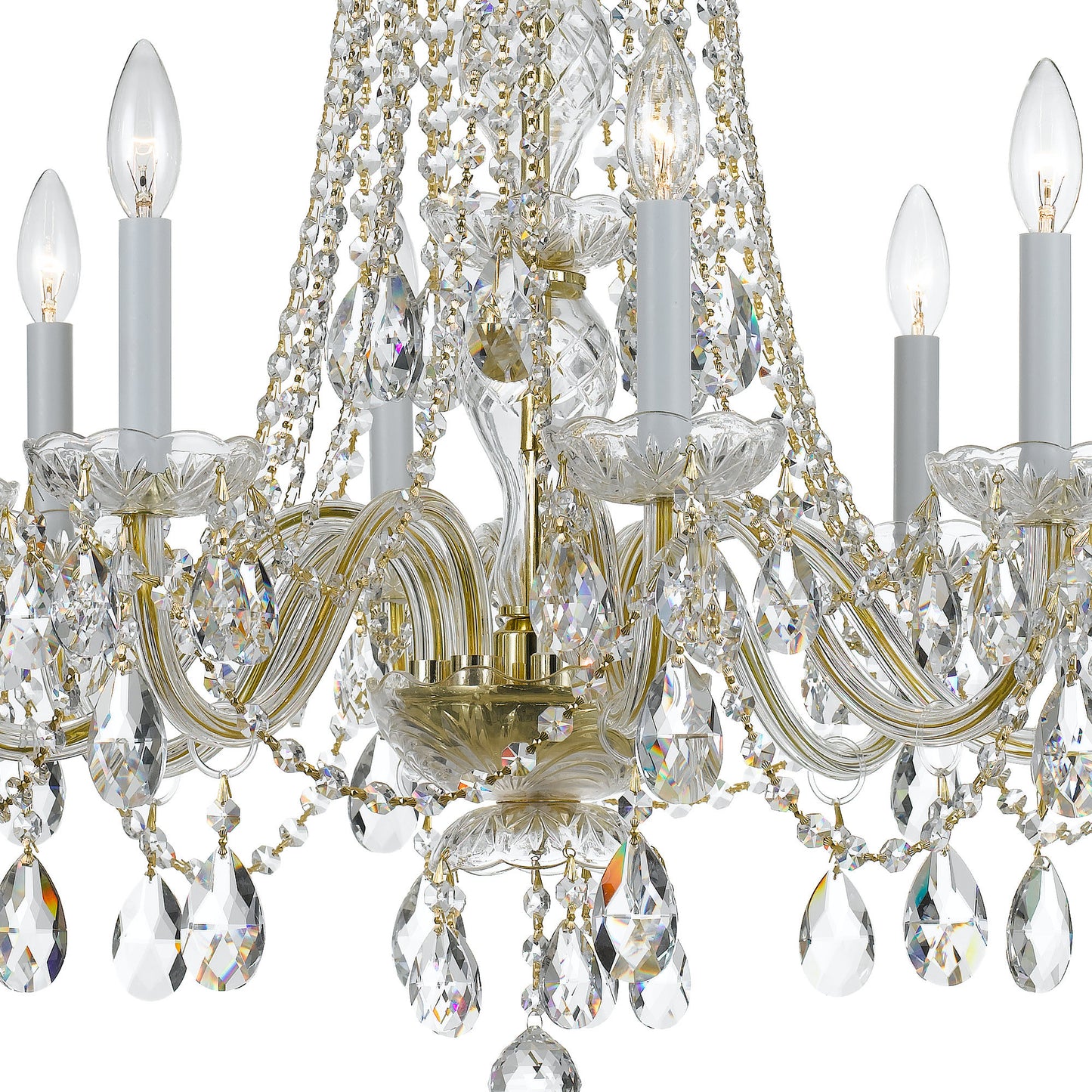 Crystorama Lighting Group 1138-CL-S Traditional Crystal 8 Light - PolishedBy Crystorama Lighting