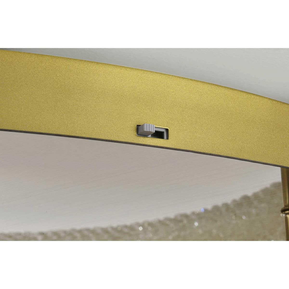 Bowen 2 Light Flush Mount, Satin GoldBy Elegant Furniture & Lighting