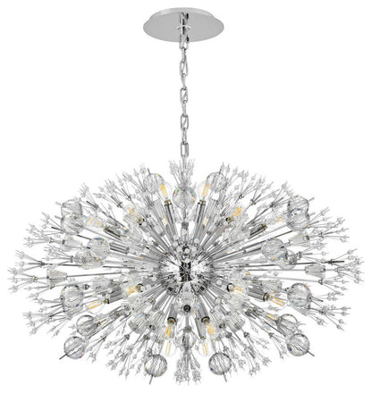 Vera 24 Light Pendant, ChromeBy Elegant Furniture & Lighting