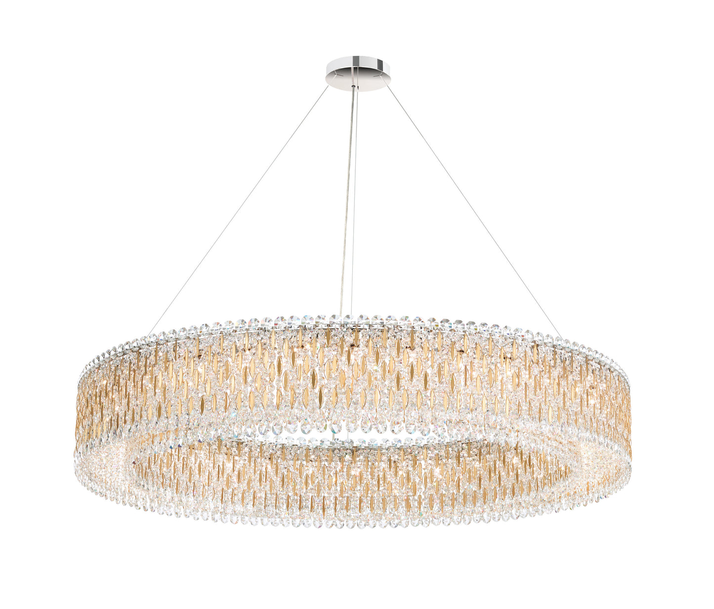 Schonbek Rs8351N-22H 32 Light Crystal Pendant, Heirloom GoldBy Schonbek