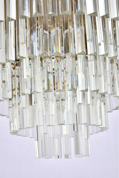 Elegant Lighting Sydney 32" Round Crystal Flush MountBy Elegant Furniture & Lighting