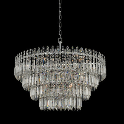 Pandoro 33x27" 15-Light Modern Large Pendants by AllegriBy Allegri Crystal by Kalco Lighting