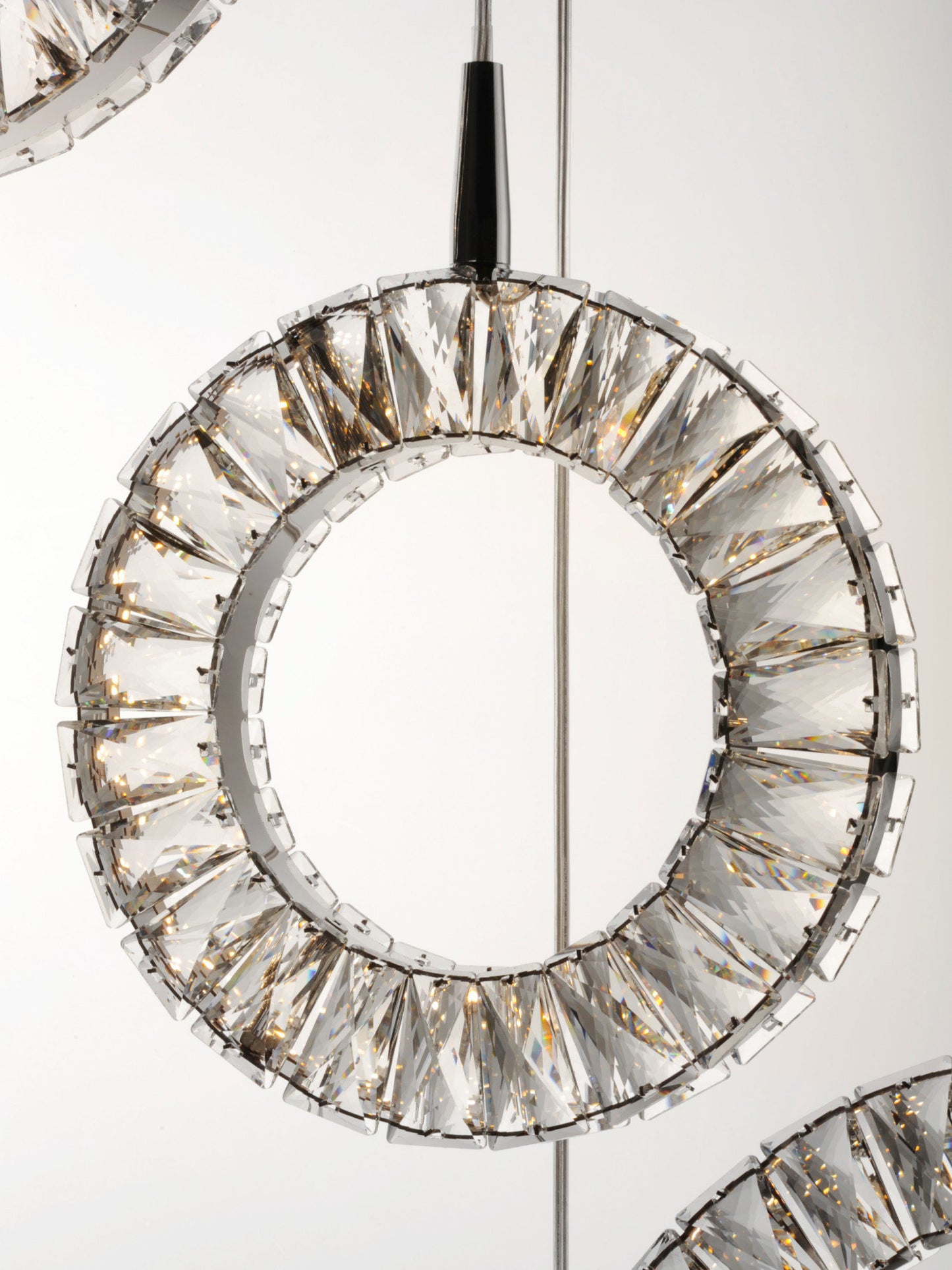 ET2 E30568-20 Charm 9 Light 30"W LED Crystal Multi Light Pendant - PolishedBy ET2 Contemporary Lighting