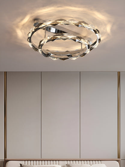 Acquedolci | Luxury Crystal Circular Ceiling Chandelier, 48w SmallBy Miron Demid LLC
