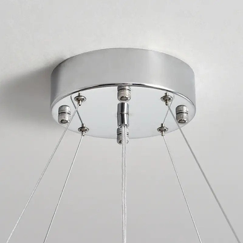 Gio 2-Tier Polished Chrome Crystal ChandelierBy Morsale.com