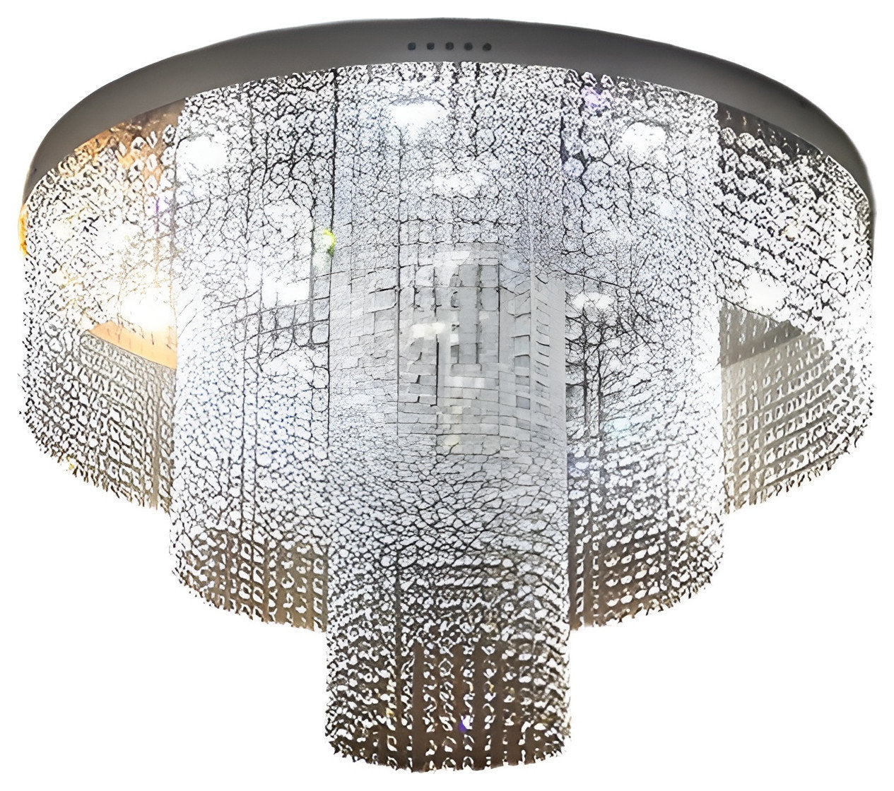 Accumoli | Modern Crystal LED Ceiling Lamp, Dia31.4xh18.8", Warm LightBy Miron Demid LLC