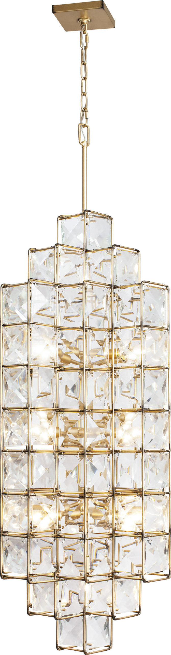 Cubic Foyer - Calypso GoldBy Varaluz