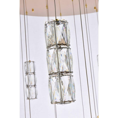 Polaris 20 Light Chandelier, GoldBy Elegant Furniture & Lighting