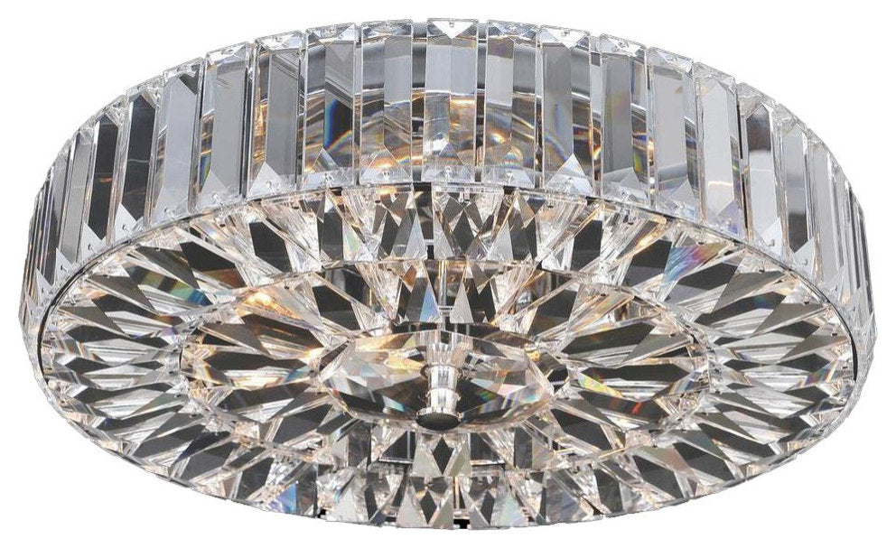 Elegant Crystal Flush Mount LightBy KALCO LIGHTING