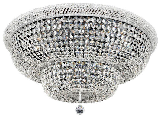 Jeweled Napoli 34" Crystal Ceiling FixtureBy KALCO LIGHTING