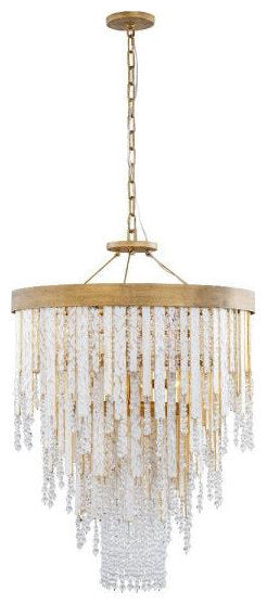 Lafayette 7-Light Chandelier in Coastal Style 34.75"Hx24"WBy Varaluz