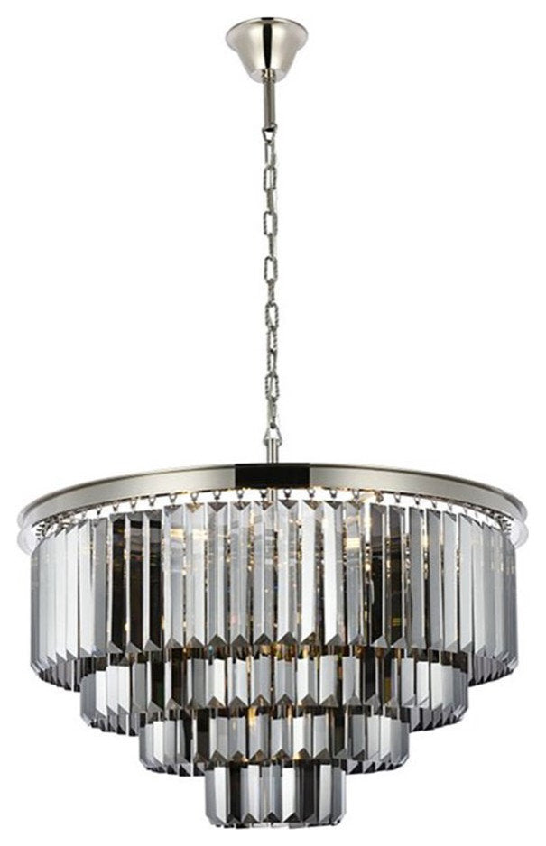 Urban Classic Sydney 17-Light Metal Royal Cut Chandelier - Polished NickelBy Urban Classic