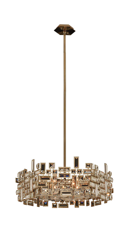 Vermeer 24" Hexagonal PendantBy Allegri Crystal by Kalco Lighting