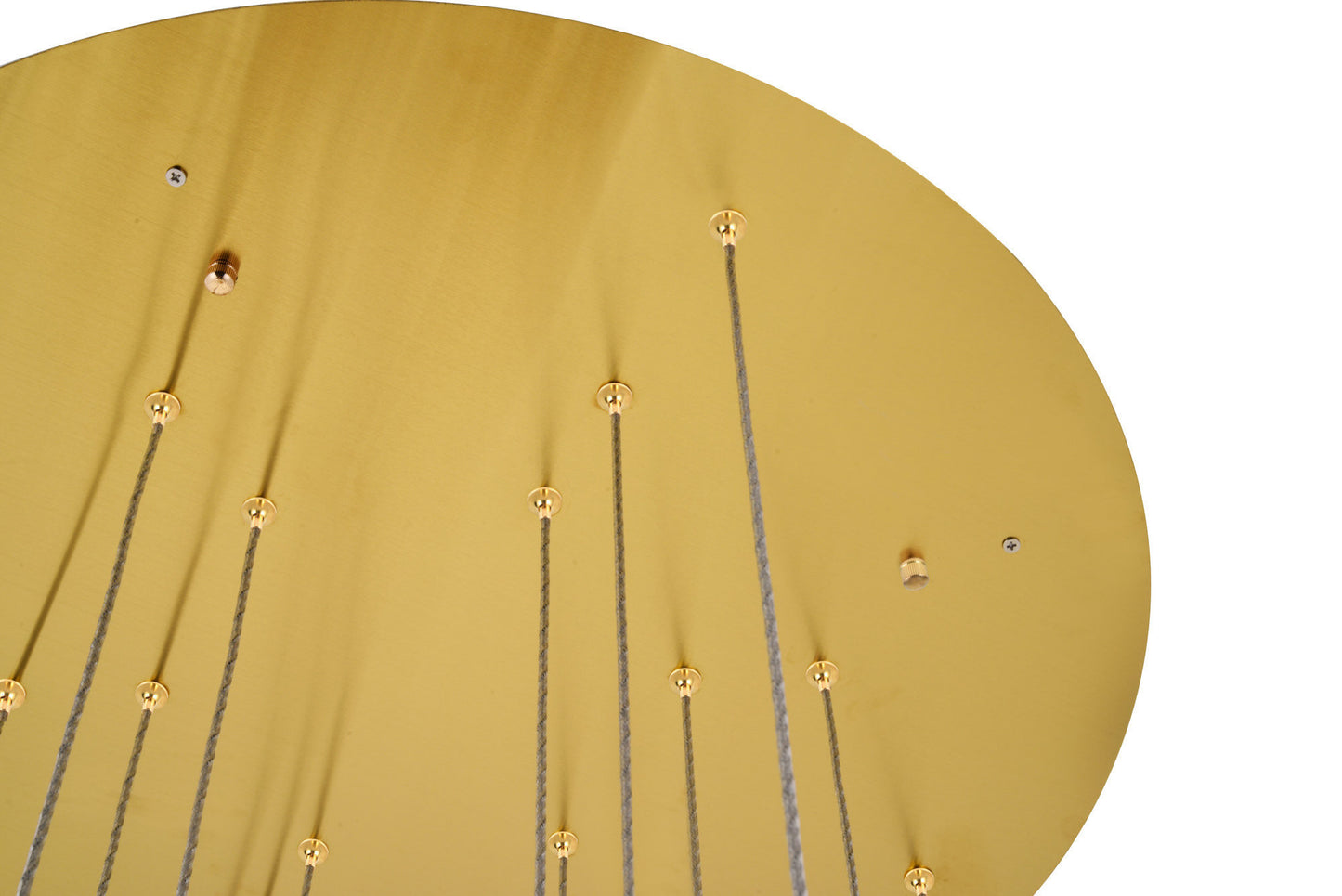 Elegant Lighting 3503G5L Monroe 5 Light 26"W LED Crystal Ring - GoldBy Elegant Furniture & Lighting