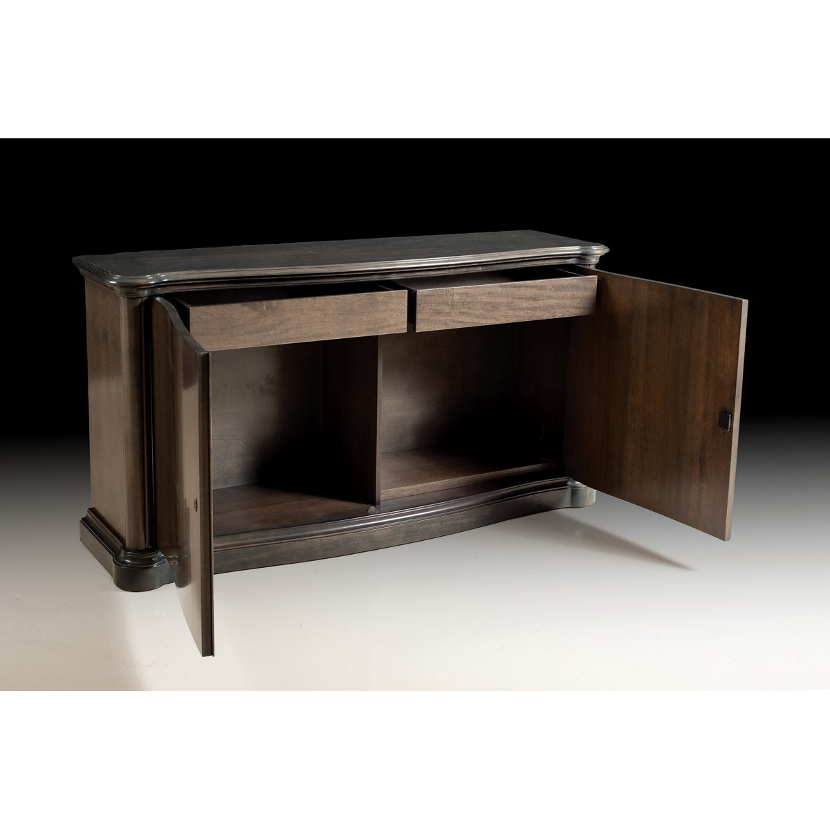 70" Wide 2 Drawer Beech Wood Sideboard