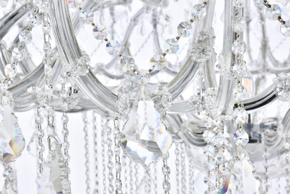 Elegant Lighting 2800G72/RC Maria Theresa 49 Light 72"W Crystal - ChromeBy Elegant Furniture & Lighting