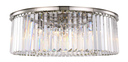 Sydney 10-Light Flush Mount, Shade: ClearBy Elegant Furniture & Lighting