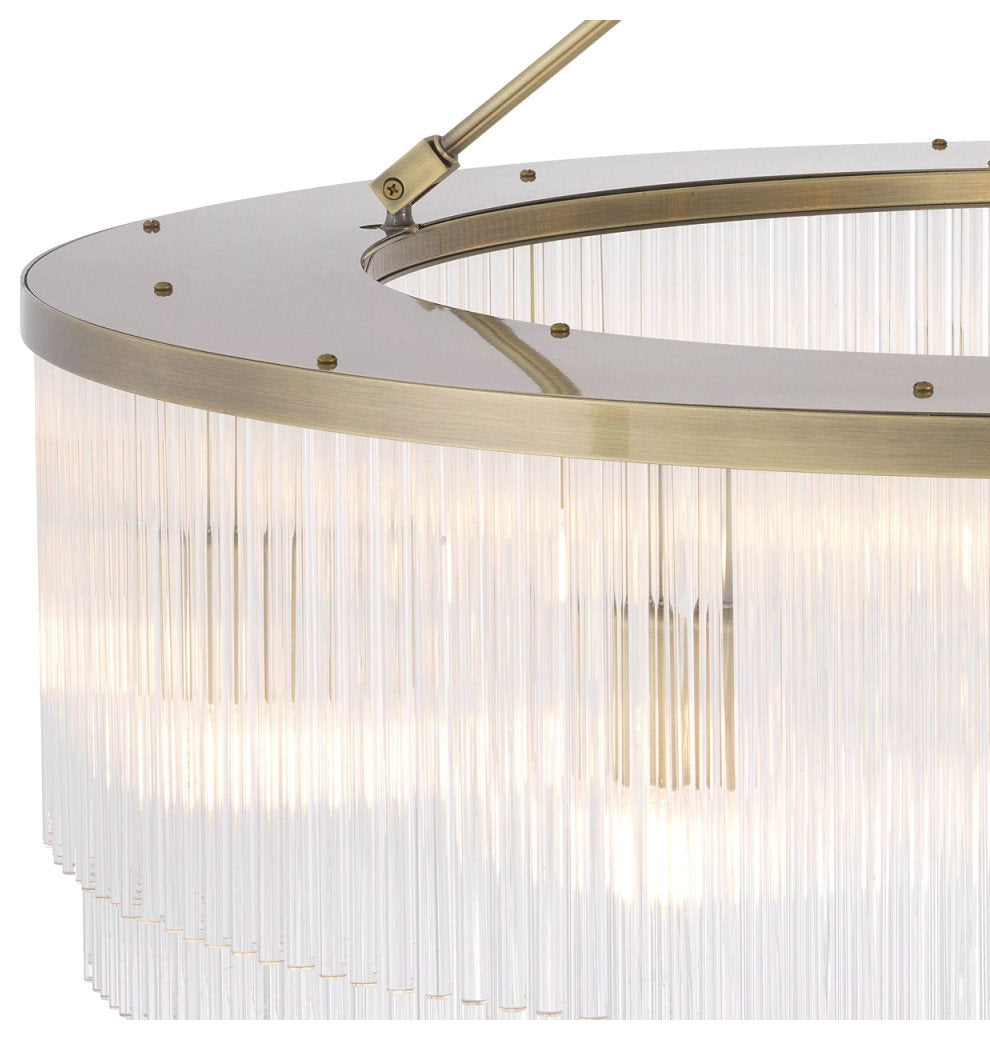 Glass Rods Contemporary Chandelier | Eichholtz Hector, LargeBy OROA - Furniture