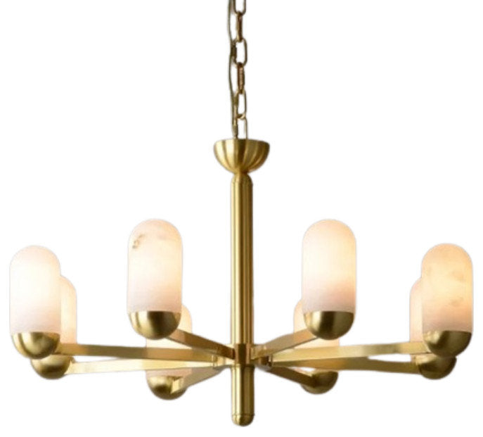 8-Light Natural Marble Modern ChandelierBy MORSALE