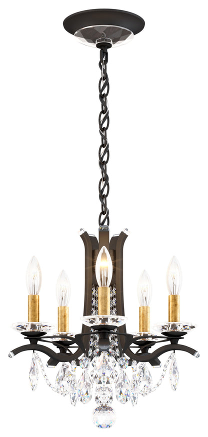 Schonbek Va8304N-51H 5 Light Crystal Chandelier, BlackBy Schonbek
