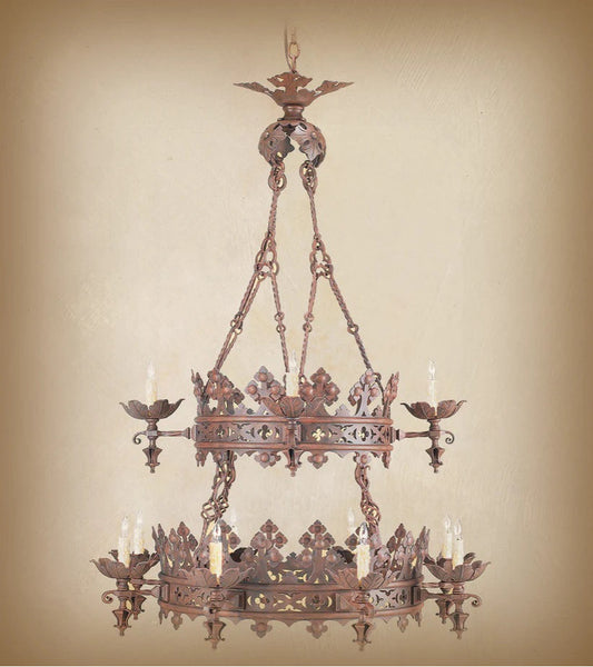 Zacatecas Wrought Iron ChandelierBy Arte De Mexico