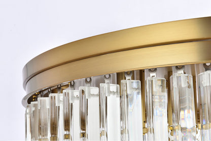 Elegant Lighting Sydney 32" Round Crystal Flush MountBy Elegant Furniture & Lighting