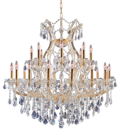 Artistry Lighting Maria Theresa Collection Chandelier, 36"x36", GoldBy Artistry Lighting