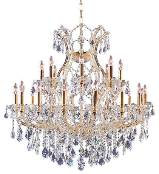 Artistry Lighting Maria Theresa Collection Chandelier, 36"x36", GoldBy Artistry Lighting