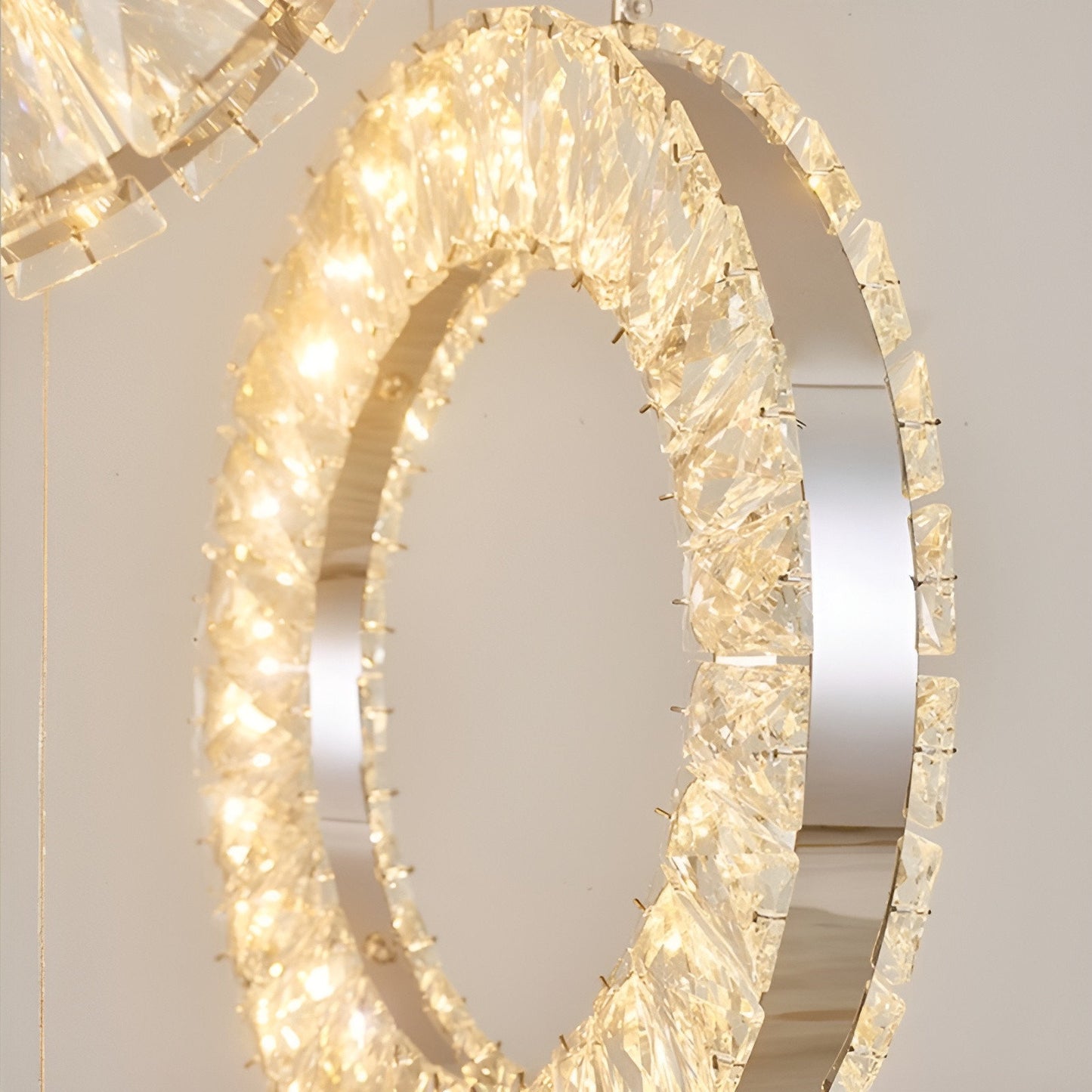 Baveno | Hanging Crystal Lighting for Staircase, 15 LightsBy Miron Demid LLC