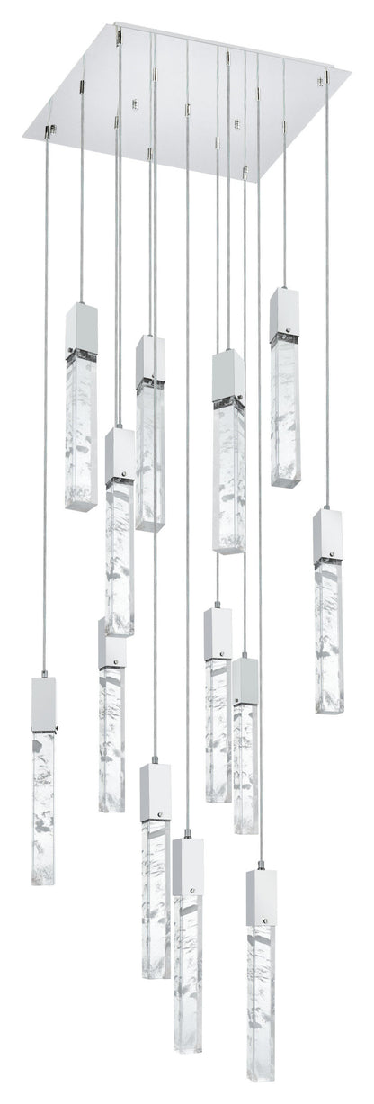 Home Living 26" Pendant, ChromeBy Home Living