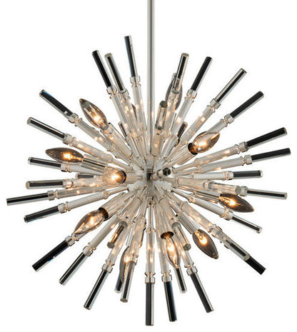 Allegri 37455 Sprazzo 14 Light 22"W Crystal Sputnik Chandelier - PolishedBy Allegri Crystal by Kalco Lighting