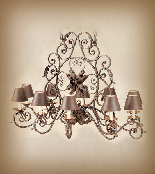 Colima Wrought Iron ChandelierBy Arte De Mexico