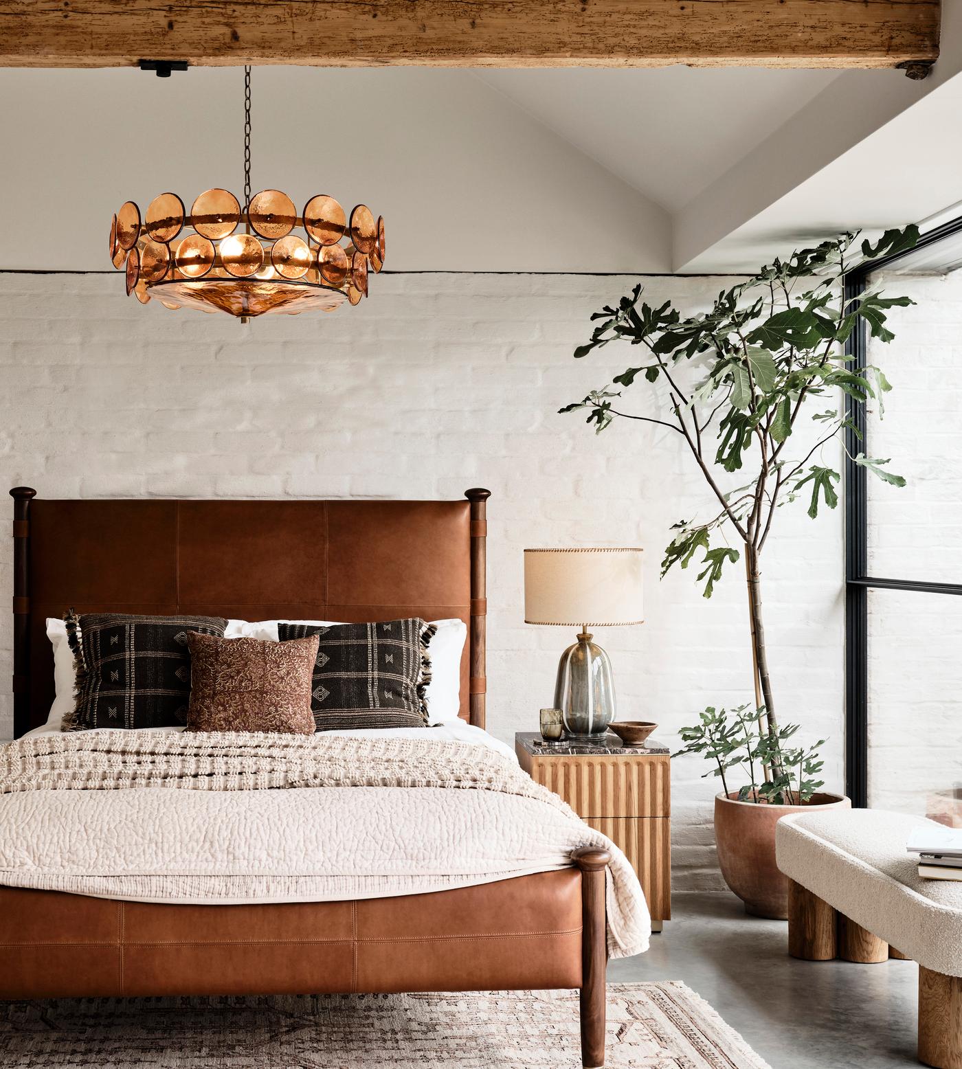 Solaris Disc Glass Chandelier