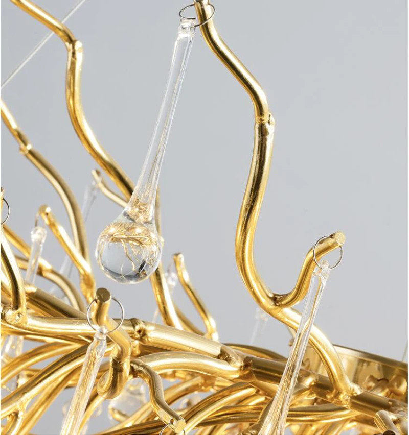40" Albero Living Room Crystal ChandelierBy MORSALE