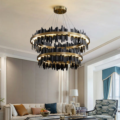 Nera 2-Tier Modern Ring ChandelierBy MORSALE
