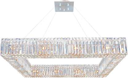 Quadro Square Pendant, Chrome, 16By KALCO LIGHTING